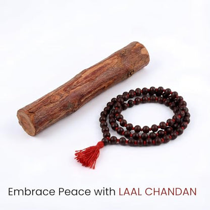 Image 3 of Red Sandalwood Mala | Lal Chandan Mala 108 Beads