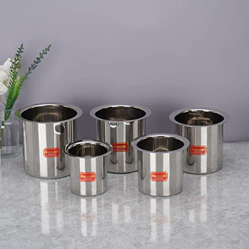 Image 11 of Sumeet Stainless Steel Ganj Milk Boiler Milk Pot Long Tapeli
