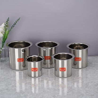 Image 11 of Sumeet Stainless Steel Ganj Milk Boiler Milk Pot Long Tapeli