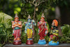 Image 1 of 7.5 inch Ramar set for the product Breeze Handicrafts Paper Mache Golu Doll Rama Statue for Bommala Koluvu Home Decor Showpiece Navratri kolu Dolls Gift Ramar Set (7.5 inch Ramar Set)