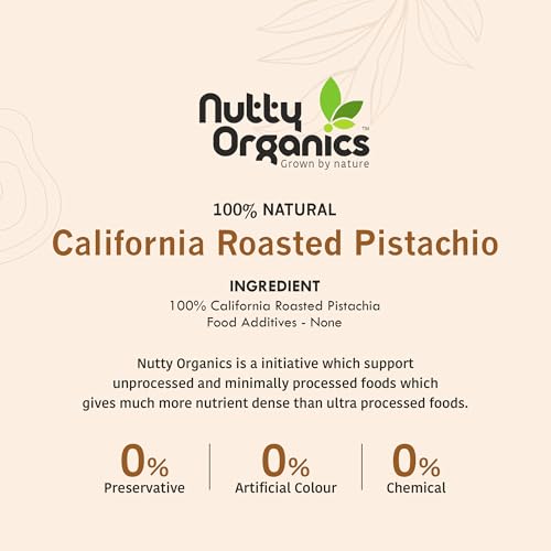 Image 7 of NUTTY ORGANICS California Roasted Pistachios 500 GM