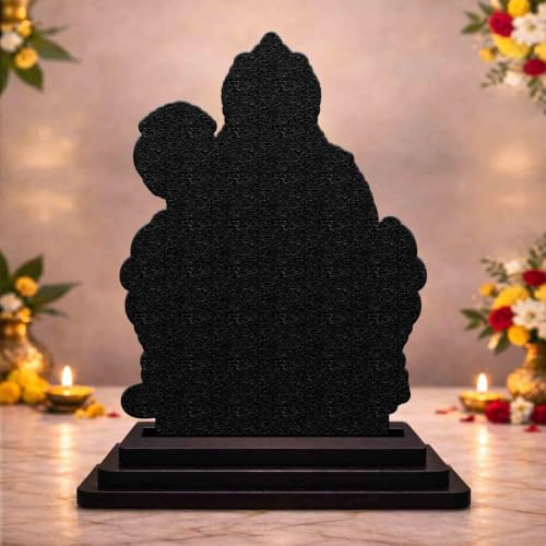Image 2 of Kuber Ji Wooden MDF Printed Idol with Stand, 4 x 5 Inch, Pooja Room Decor, Home Temple Mandir Decoration, Religious Gift