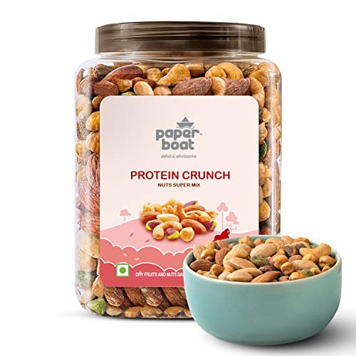 Image 1 of 1 kg (Pack of 1) for the product Paper Boat Protein Crunch, Premium Dry Fruit Mix