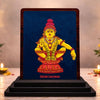 Image 1 of Default Title for the product Spiritual Art Shani Dev Wooden Table Idol 4x5 Inch HD Printed Decorative Piece