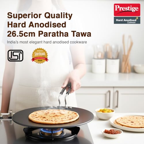 Image 3 of Prestige Hard Anodized Plus Roti/Chapati Tawa 26.5 cm