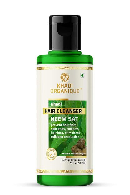 Image 1 of 210 ml for the product Khadi Organique Neem Sat Hair Cleanser