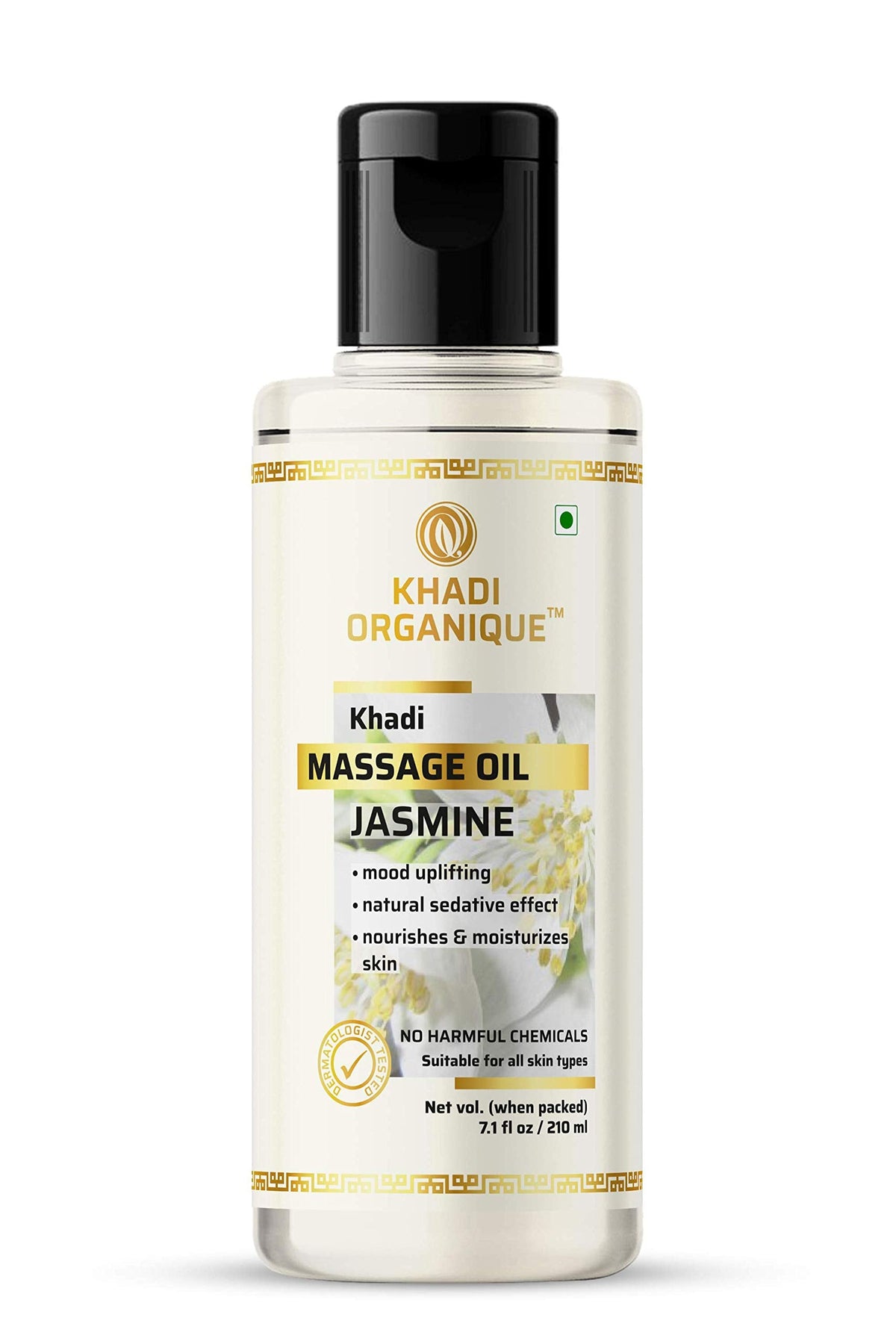 Image 1 of 210 ml for the product Khadi Organique Jasmine Massage Oil