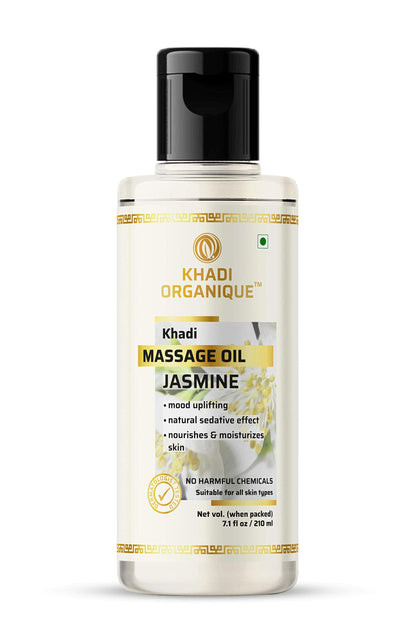 Image 1 of 210 ml for the product Khadi Organique Jasmine Massage Oil