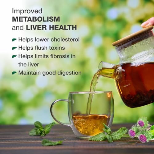 Image 7 of Teaaza Liver Care Tea With Dandelion Root, Milk Thistle & Nettle 10 Grams