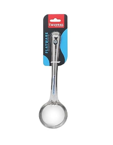 Image 3 of Crystal Stainless Steel Ladle, Silver