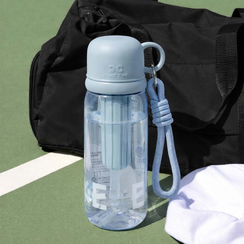 Image 5 of Aarvi Decor Studio Lil Glup BPA Free Water Bottle with Straw & Fruit Infuser