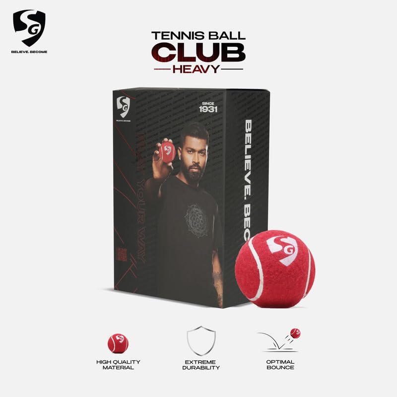 Image 7 of SG Cricket Balls Club Heavy (Pack of 3)