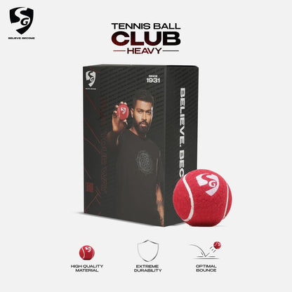 Image 7 of SG Cricket Balls Club Heavy (Pack of 3)