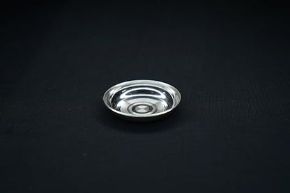 Image 1 of Default Title for the product Dista Silvers Silver Pooja Plate 8g