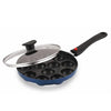 Image 1 of Default Title for the product Amazon Brand - Solimo Nonstick Appe/Appam/Paniyaram Pan 12 Cavities with Glass Lid