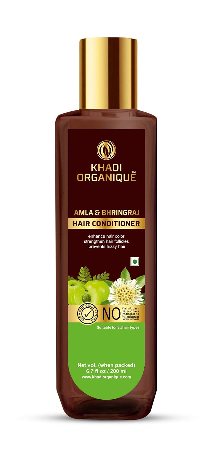 Image 1 of 200 ml for the product Khadi Organique Amla Bhringraj Conditioner