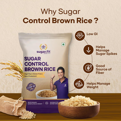 Image 4 of Sugar.fit Sugar Control Low GI Brown Rice