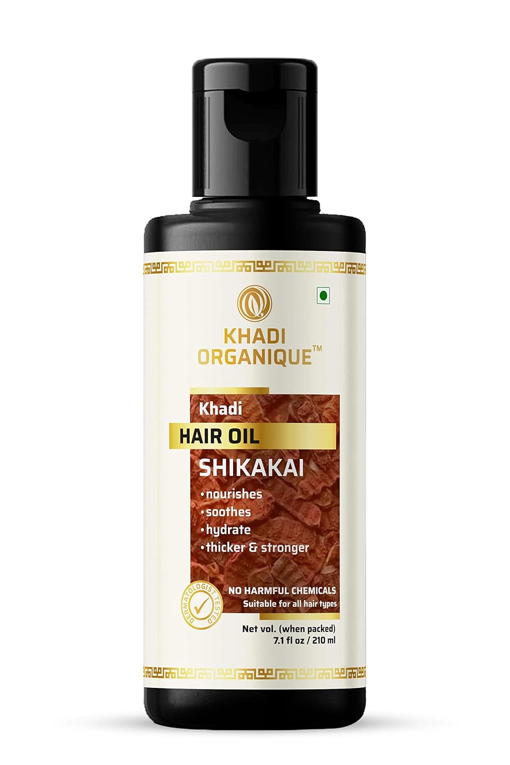 Image 1 of 210 ml for the product Khadi Organique Shikakai Hair Oil