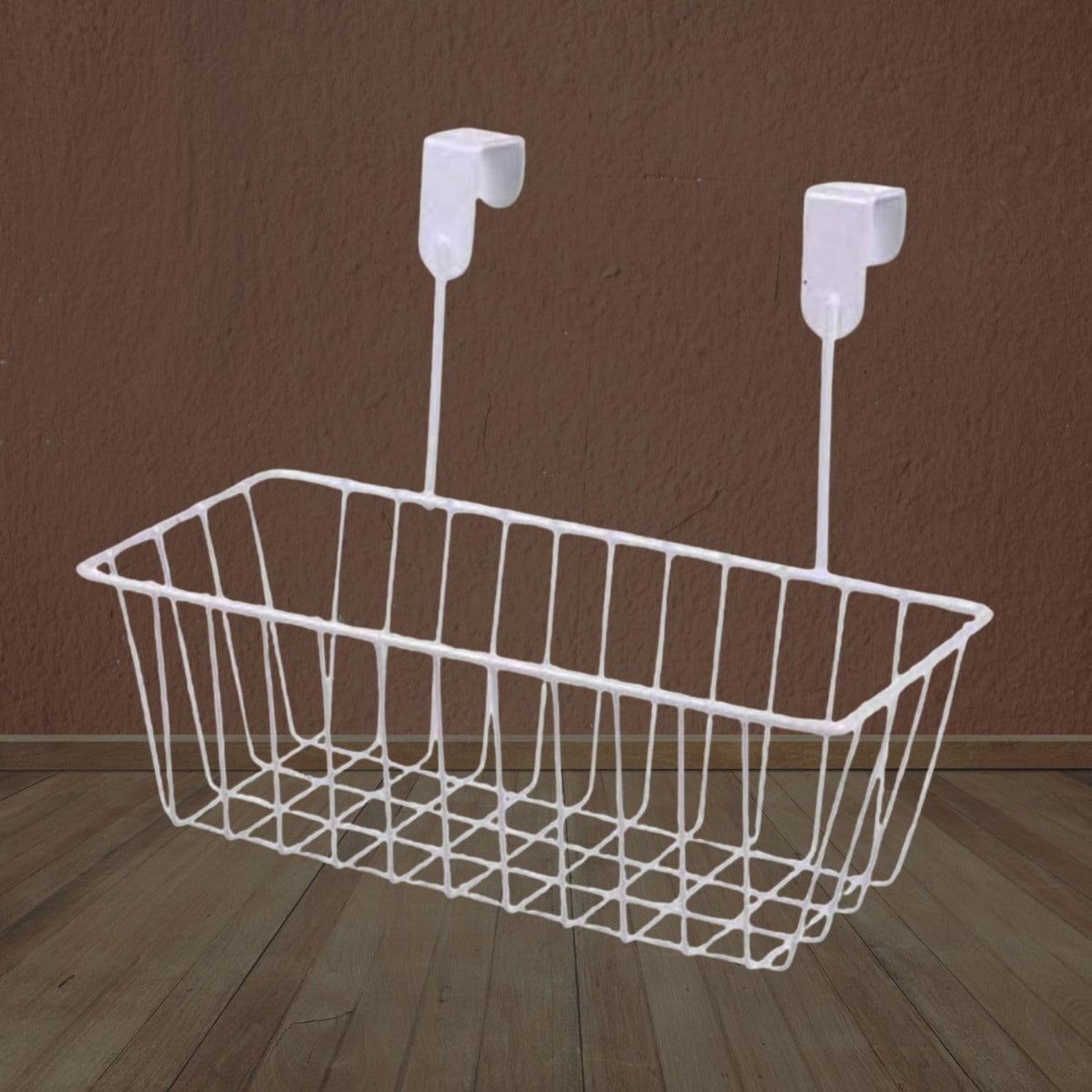 Image 7 of Go Hooked Over Door Hanging Basket Hanging Cabinet Storage Organizer White Space Saving Versatile Stylish Durable Efficient Modern Practical Convenient Pack of 1