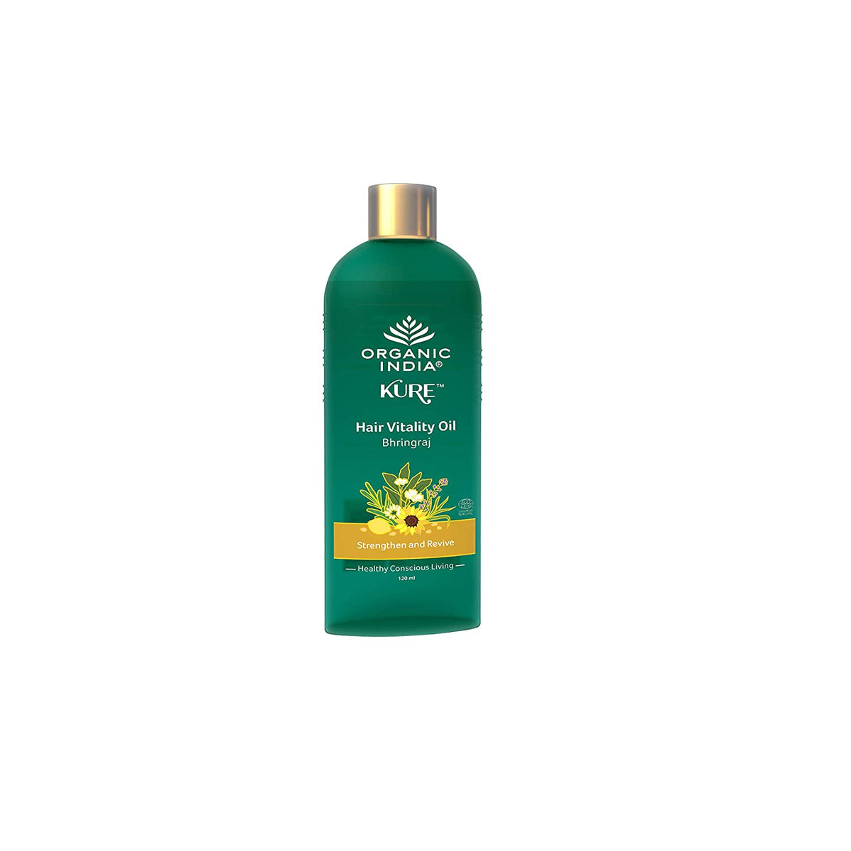 Image 1 of Organic India Kure Hair Vitality Oil Bhringaraj