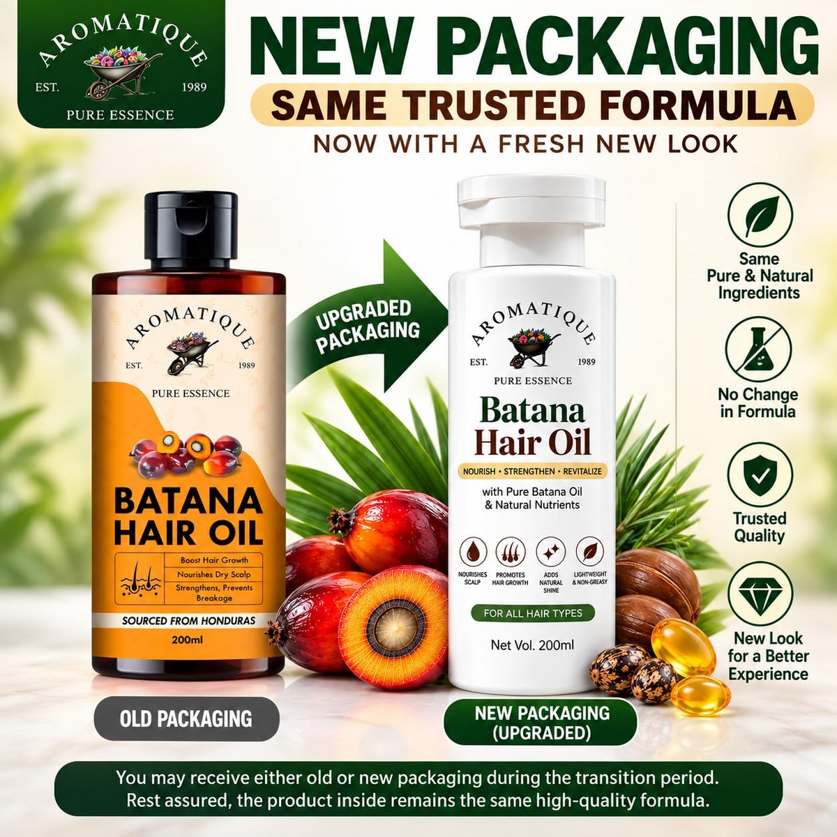 Image 2 of Aromatique Pure Batana Oil For Hair Growth