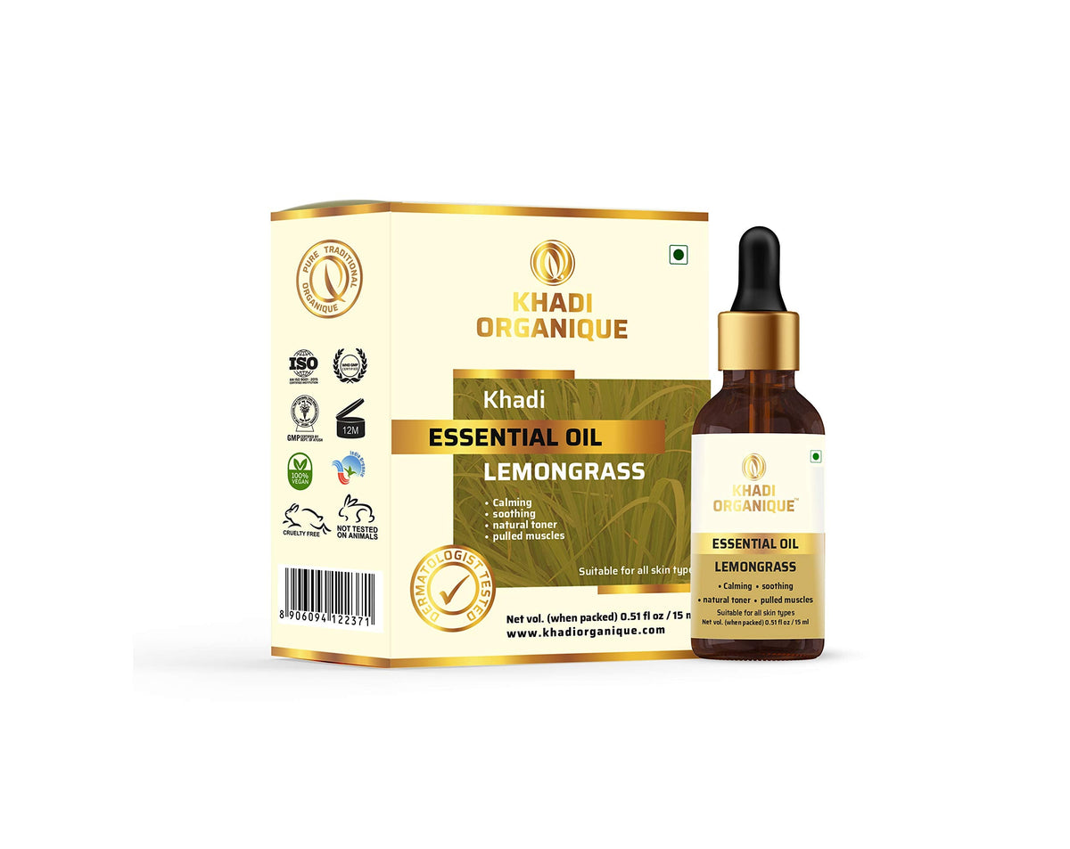 Image 1 of 15 ml for the product Khadi Organique Lemongrass Essential Oil