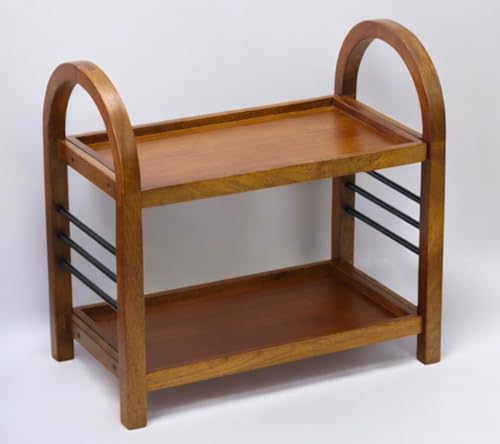 Image 1 of Default Title for the product Vesta Homes Wooden Organizer Rack Stand for Kitchen, Bathroom, Countertop & Office 45.5 x 27 x 45 cm