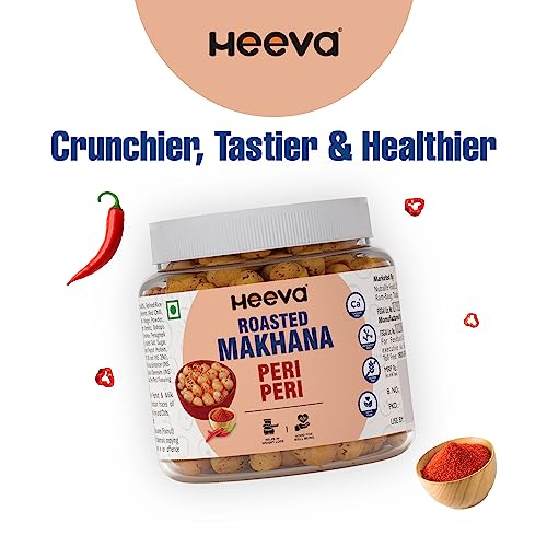 Image 6 of Heeva Roasted Makhana Peri-Peri Flavour 100g Pack of 3