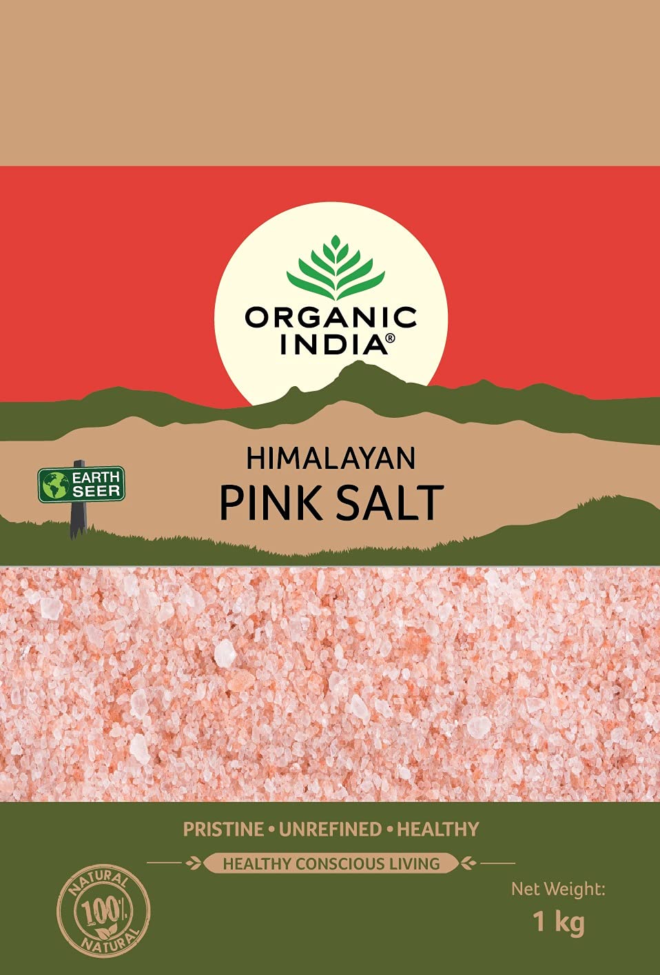 Image 1 of Organic India Himalayan Pink Rock Salt