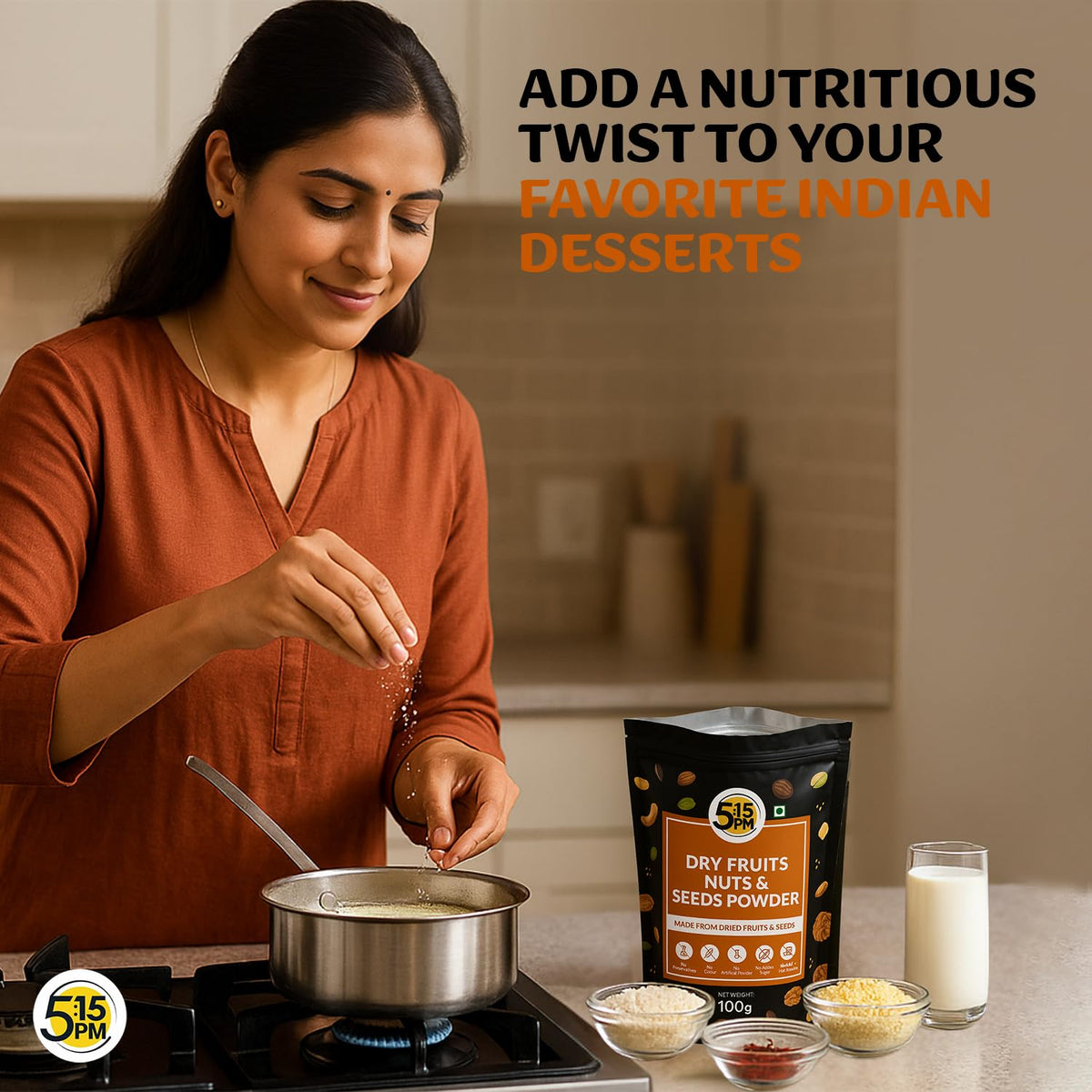 Image 6 of 5:15 PM Dry Fruits Powder | Nuts and Seeds Powder