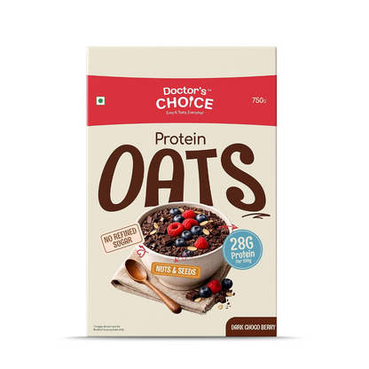 Image 2 of Doctor's Choice Protein Oats Combo – Chocolate & Strawberry Protein Oats