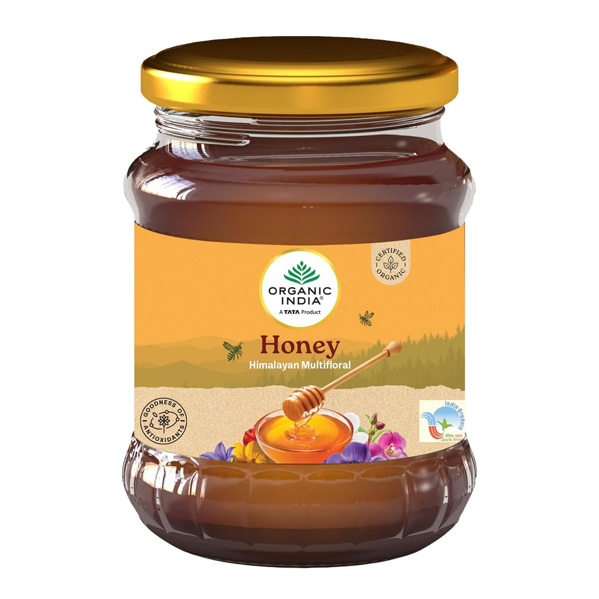Image 1 of Organic India Organic Honey Wild Forest
