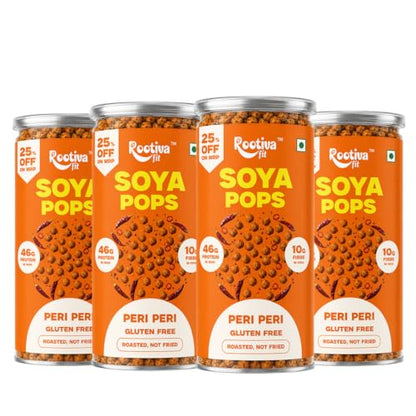 Image 17 of Peri Peri / 120 g (Pack of 4) for the product ROOTIVAFIT Soya Pops