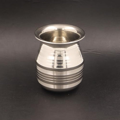Image 4 of Spillbox Stainless Steel Lota | Kalash | Sombu | Theertha Sembu | Vessel |Jug | Karwachauth | Diwali | Mandir Wedding|Kamandal|Gangajal|Water Gangotri|Chambu 450ml