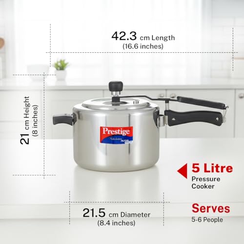 Image 4 of Prestige Svachh Nakshatra Alpha Straight Wall Cooker 5 L