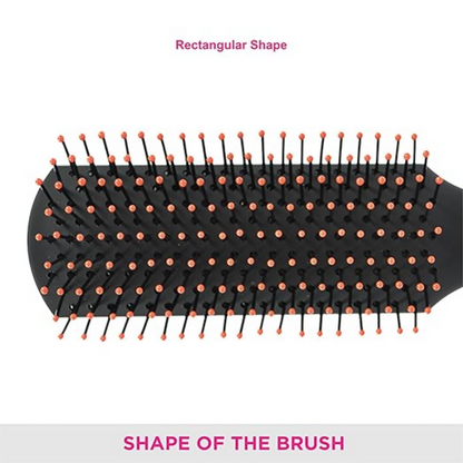 Image 5 of Vega Flat Brush With Clip, Black