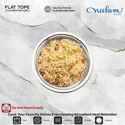 Image 5 of neelam Stainless Steel Flat Bottom Tope 3200 ml