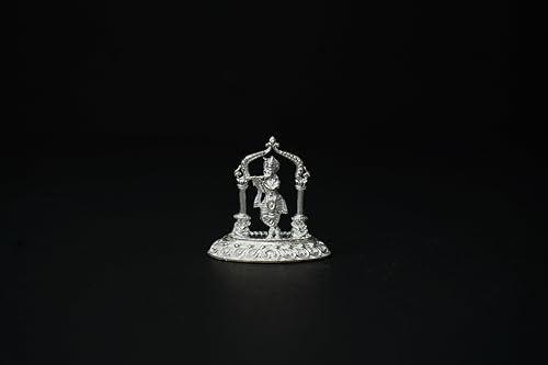 Image 1 of Default Title for the product Dista Silvers Lord Krishna with Flute Idol 16.32 Grams
