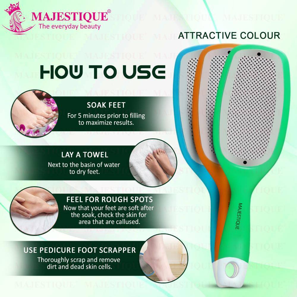 Image 6 of Majestique Foot Scraper With Attached Callus Remover