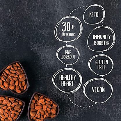 Image 5 of Zucchero 100% Almond Butter, Crunchy, 200g