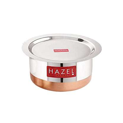 Image 4 of SS (1 pc Tope with 1 pc Lid) / 1 l for the product HAZEL Stainless Steel Patila Set with Lid