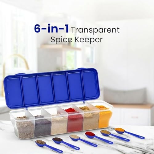 Image 5 of HomeWiz 6 Section Masala Box 1200ml