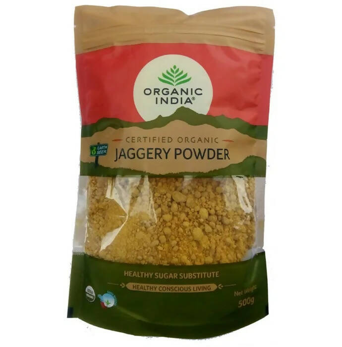 Image 1 of 500 gm for the product Organic India Brown Jaggery
