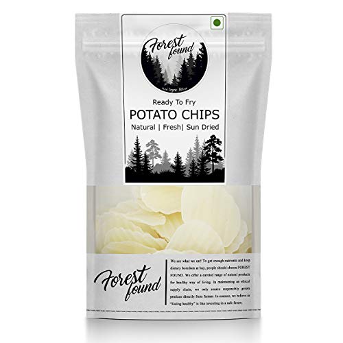 Image 3 of 400.0 Grams for the product FOREST FOUND Traditional Raw Aloo Chips (Sun-Dried Fryums)