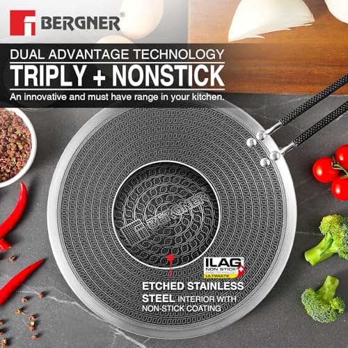 Image 5 of BERGNER Hi-Tech Giro Triply Stainless Steel Roti Tawa