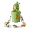 Image 1 of Green for the product Aarvi Decor Studio Swiggle Rabbit 680ml BPA-Free Water Bottle with Straw & Carry Strap
