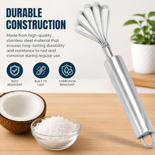 Image 5 of SHREESHANN Stainless Steel Multipurpose Creative New Scraper Digger Grater Slicer Portable Kitchen Knife Tool for Coconut Peeling Removing Scales from Fish (Pack of 1)