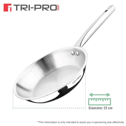 Image 5 of BERGNER TriPro Triply Stainless Steel Frypan/Skillet