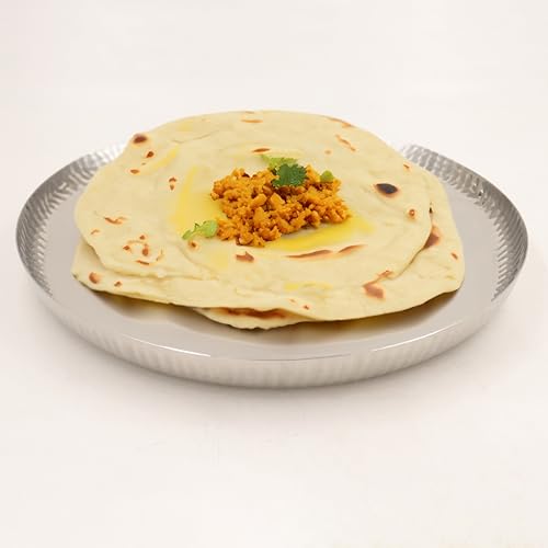 Image 8 of Spillbox Stainless Steel Hammered Tiffin Plate