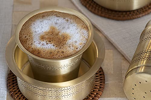 Image 4 of Sidapur Brass Filter Etched Matt Medium